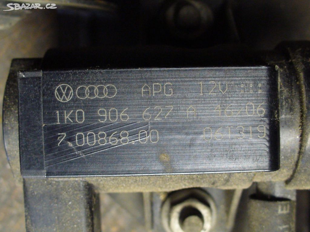 VW Passat B6 2.0Tdiměnič tlaku turba 1K0906627A